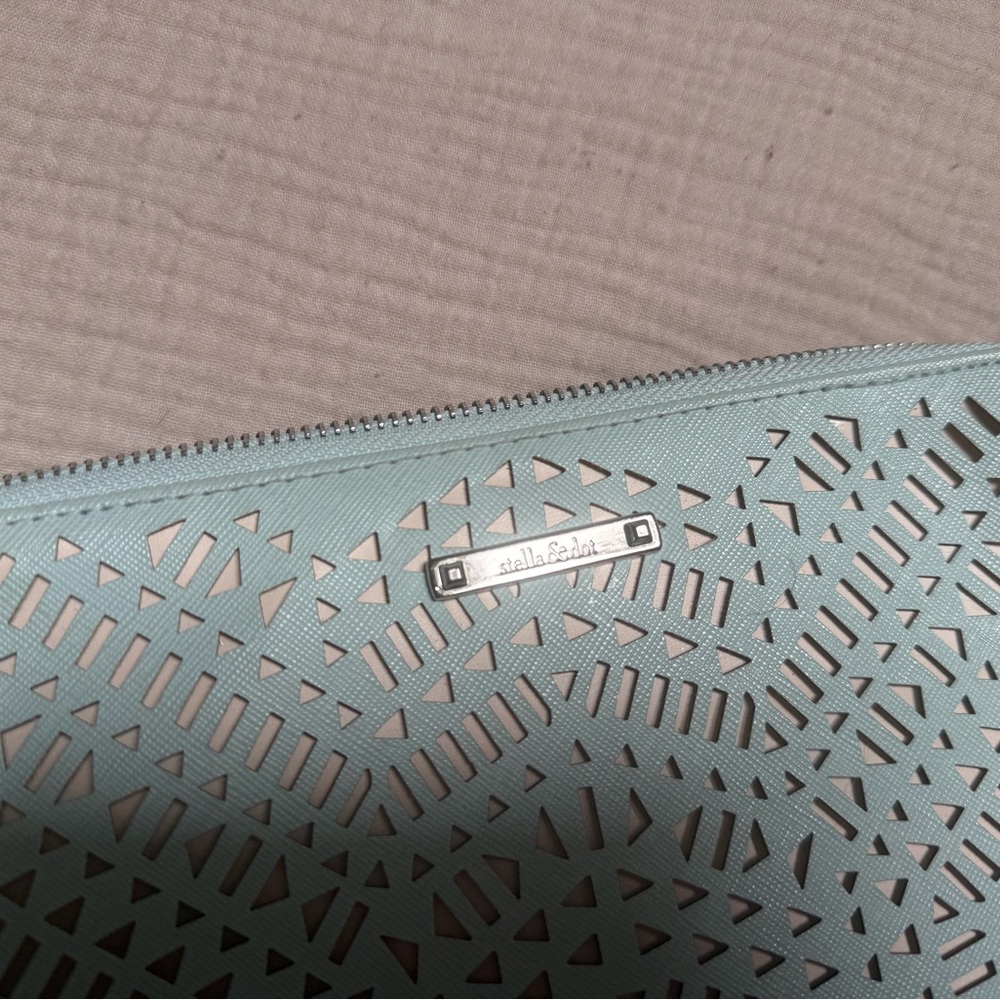 Stella & Dot Blue Clutch